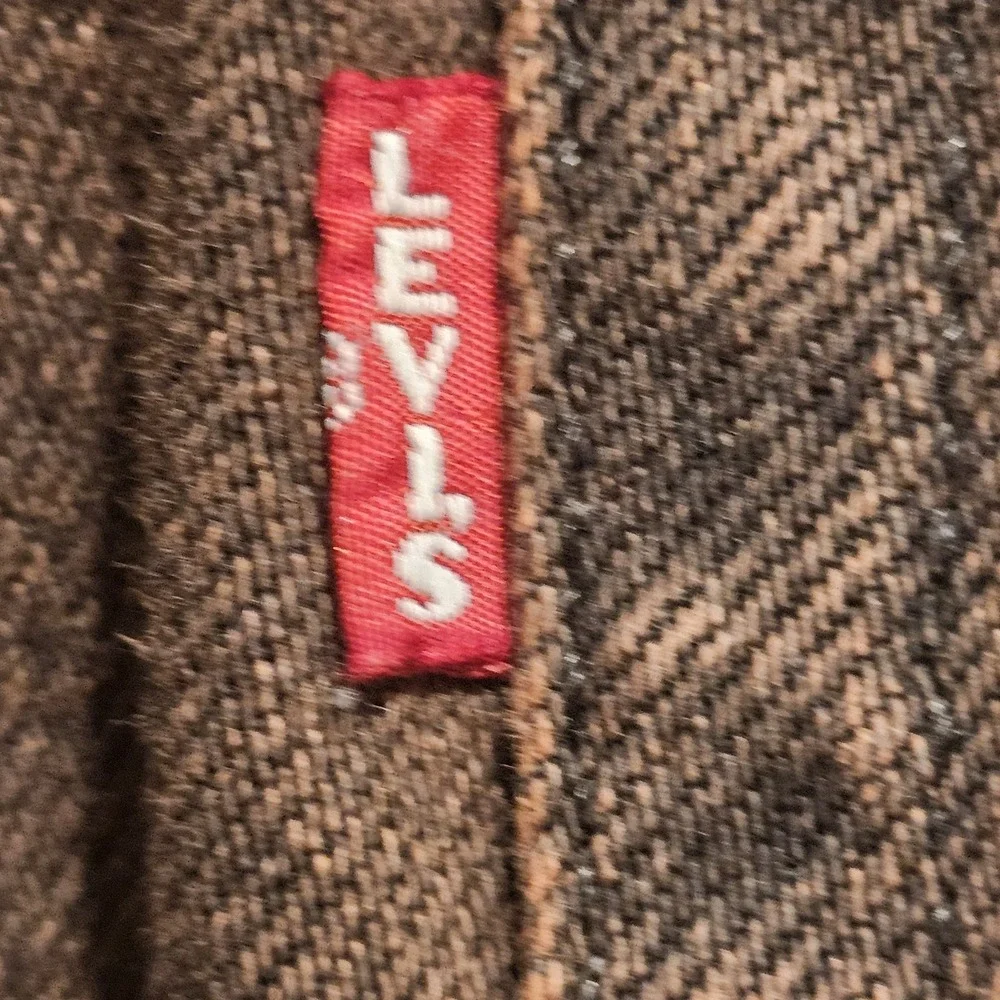 Levis Baggy Boot‎ Womens W33 L31 Brown Denim Jeans High Rise